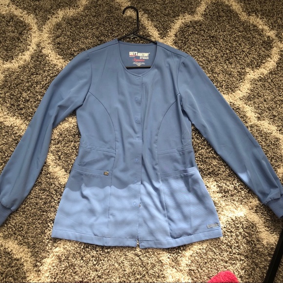 Grey S Anatomy Other Greys Anatomy Ceil Blue Scrub Jacket Poshmark